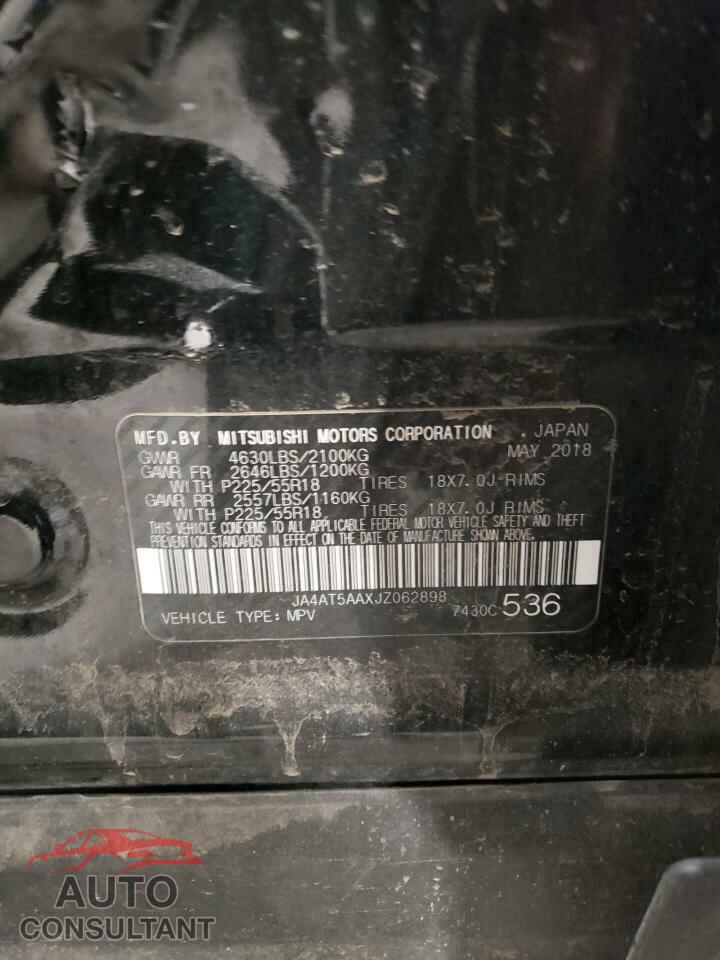 MITSUBISHI ECLIPSE 2018 - JA4AT5AAXJZ062898