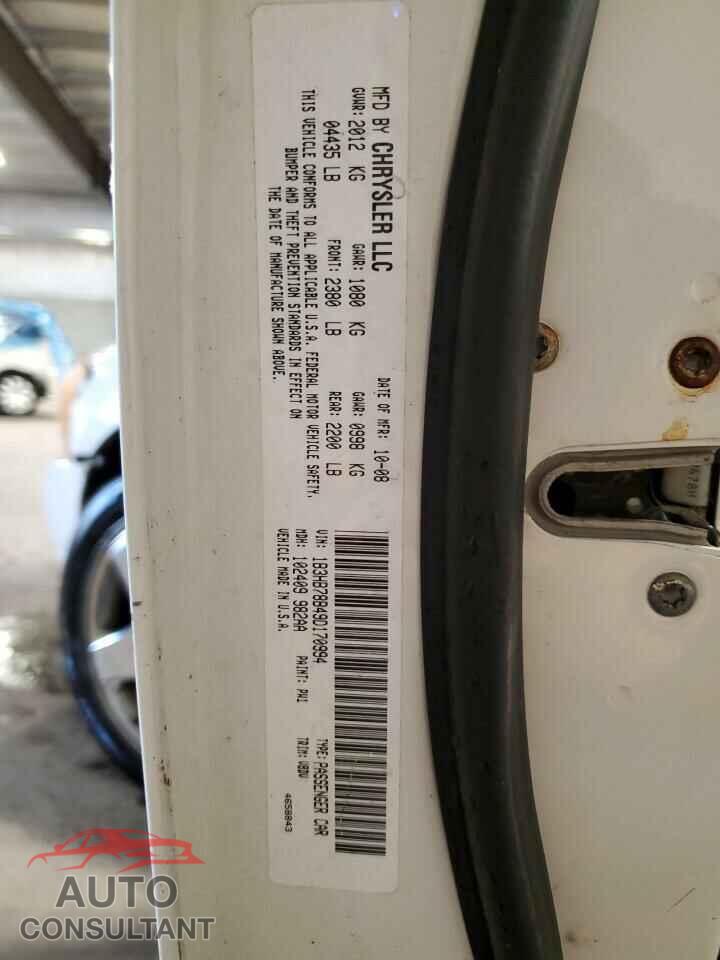 DODGE CALIBER 2009 - 1B3HB78B49D170994