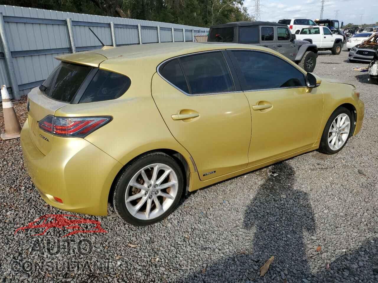 LEXUS CT 200 2011 - JTHKD5BH2B2035402