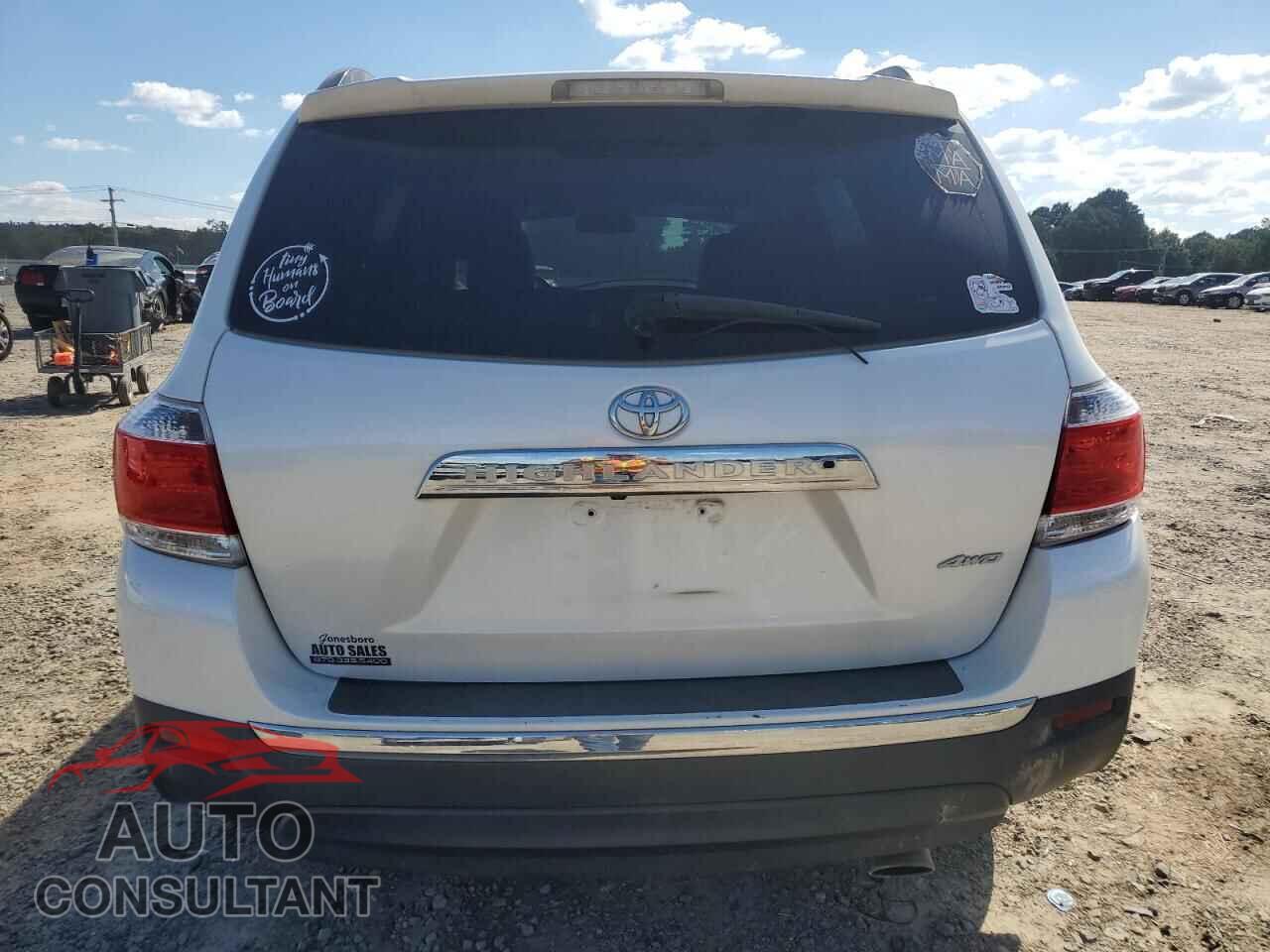 TOYOTA HIGHLANDER 2011 - 5TDDK3EH2BS089548