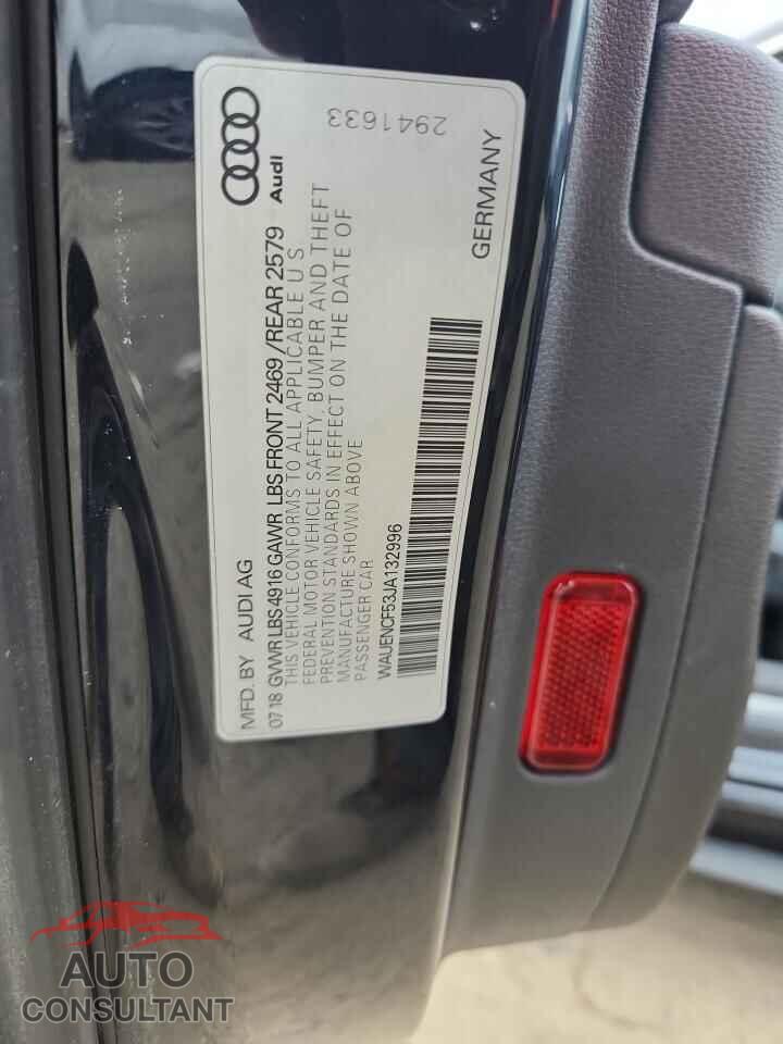 AUDI A5 2018 - WAUENCF53JA132996