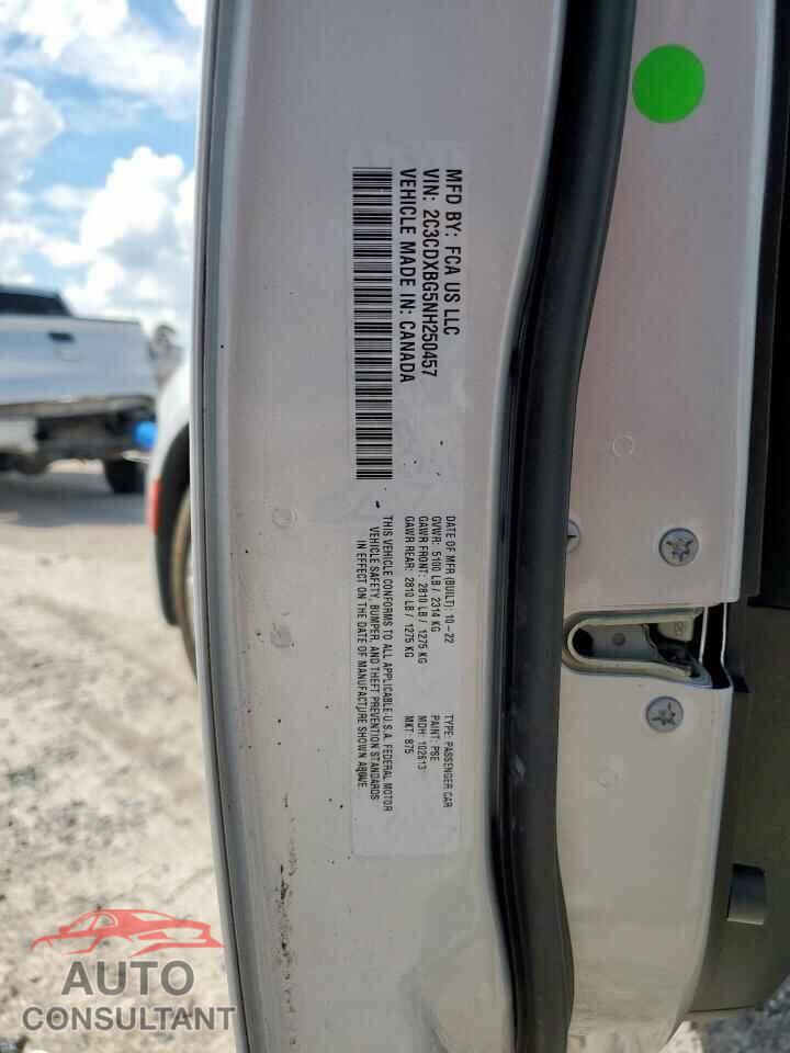 DODGE CHARGER 2022 - 2C3CDXBG5NH250457