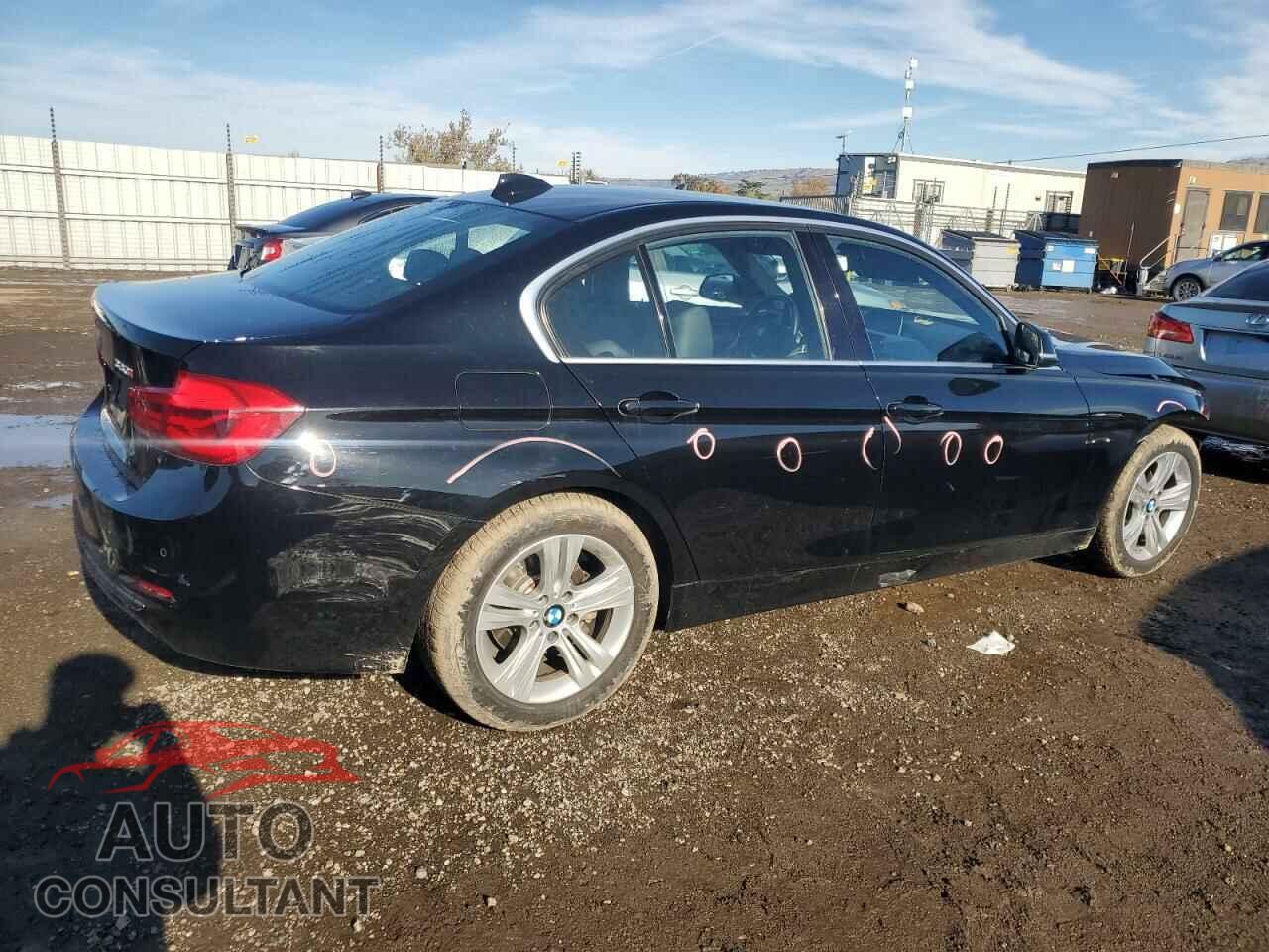 BMW 3 SERIES 2017 - WBA8B9G5XHNU49457