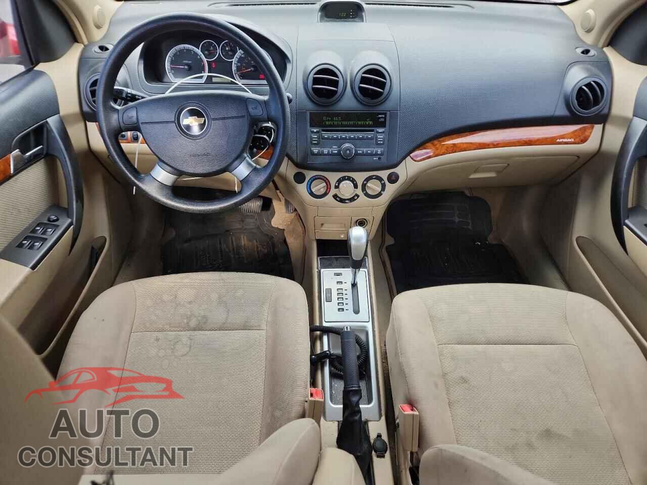 CHEVROLET AVEO 2011 - KL1TD6DE3BB210522