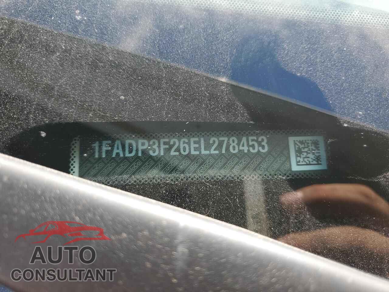FORD FOCUS 2014 - 1FADP3F26EL278453