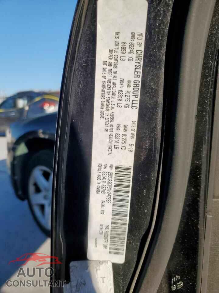 DODGE CHARGER 2010 - 2B3CA3CV3AH247997
