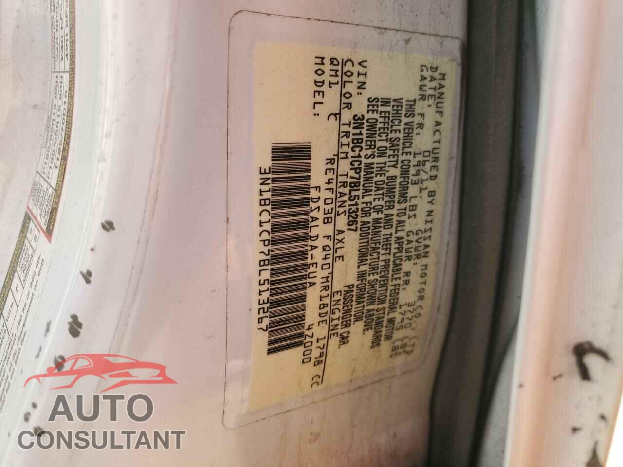 NISSAN VERSA 2011 - 3N1BC1CP7BL513267