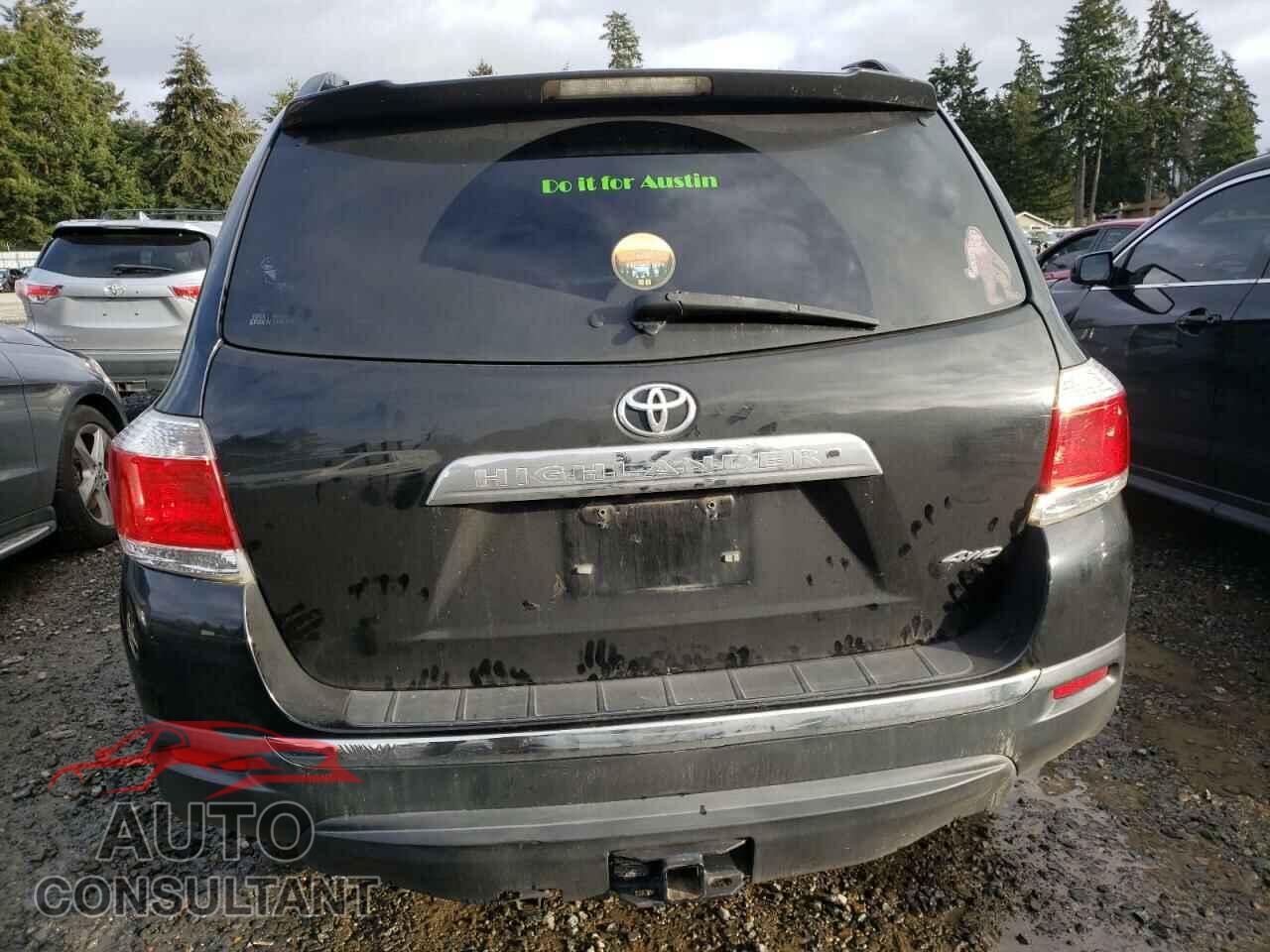 TOYOTA HIGHLANDER 2012 - 5TDDK3EH8CS109447