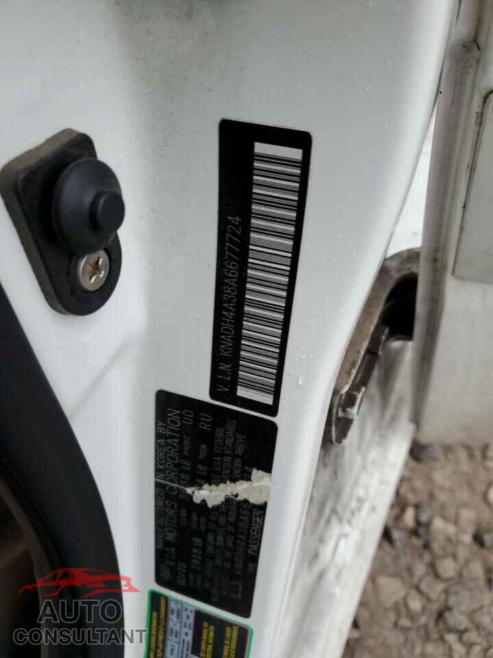 KIA RIO 2010 - KNADH4A38A6677724