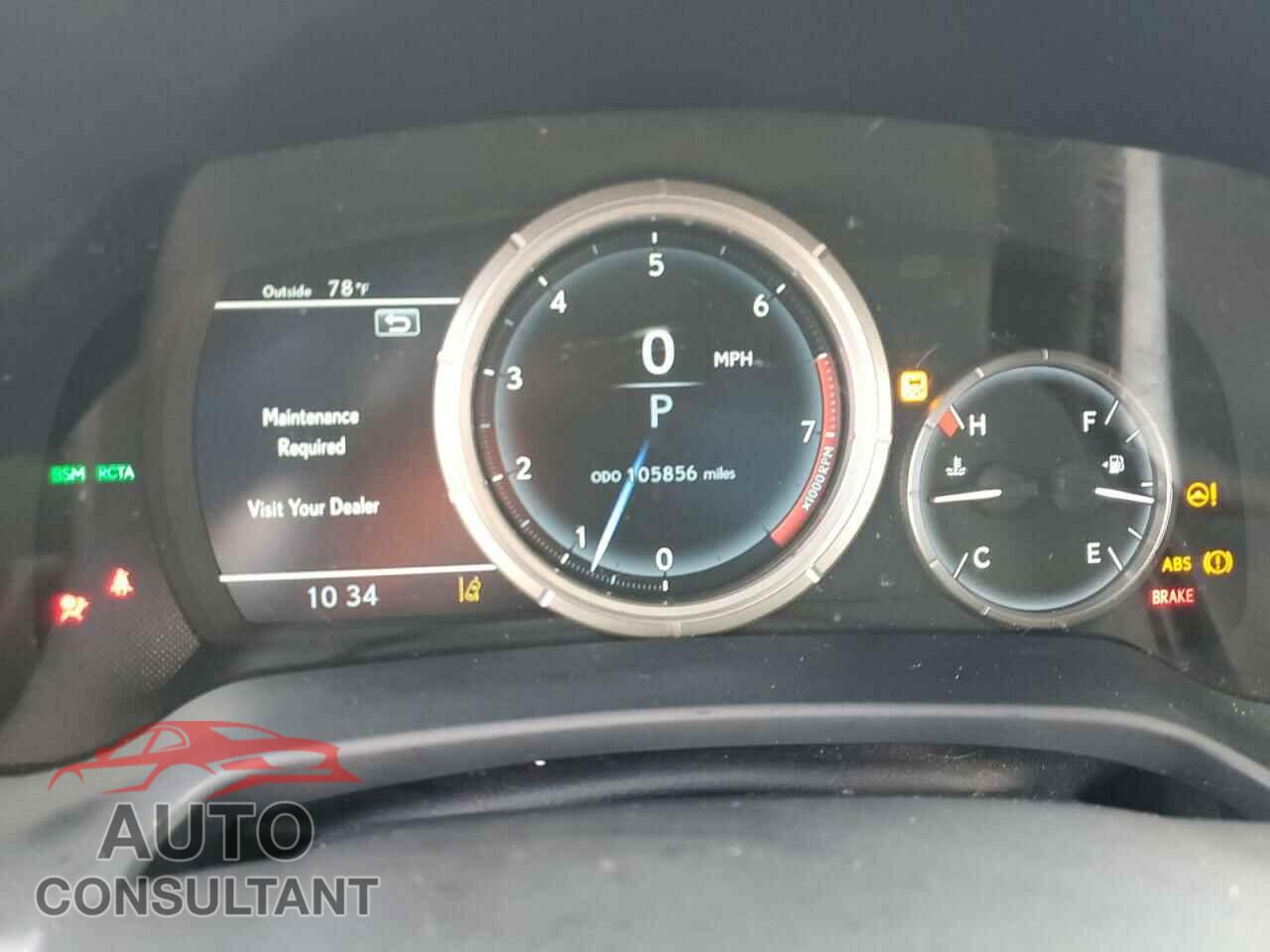 LEXUS RX350 2017 - 2T2BZMCA5HC096411
