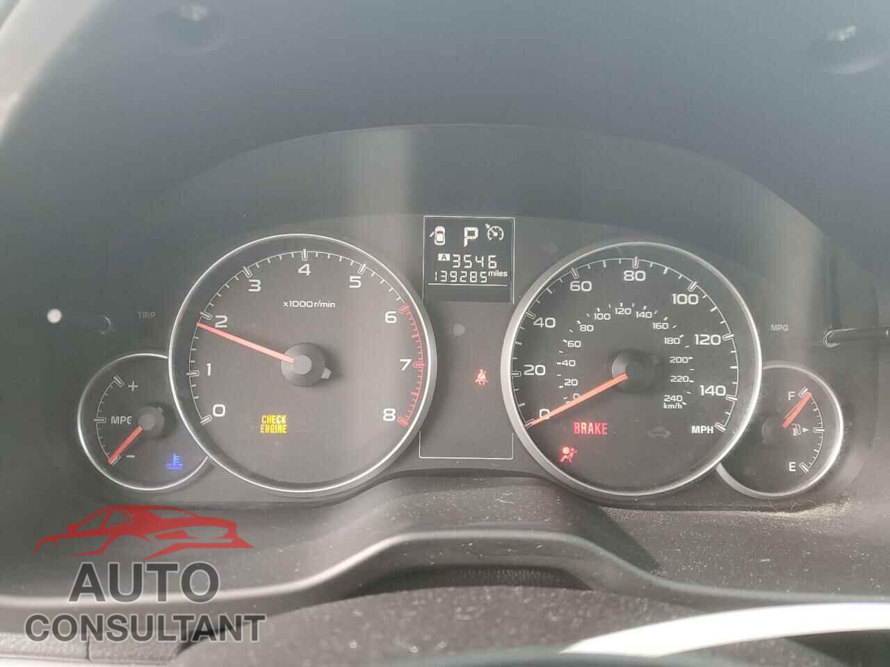SUBARU OUTBACK 2014 - 4S4BRBACXE3292633