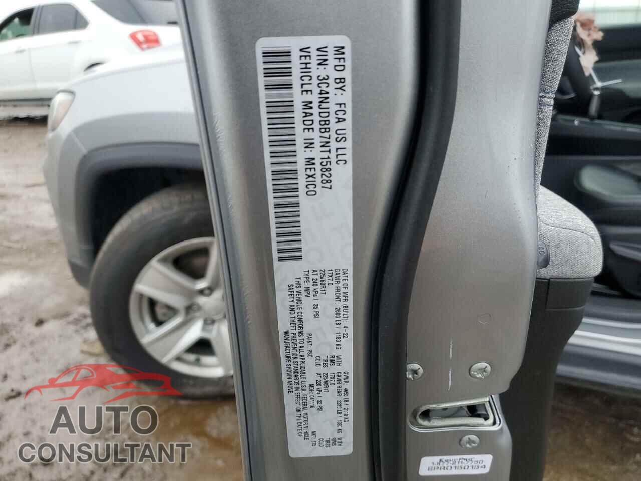 JEEP COMPASS 2022 - 3C4NJDBB7NT158287