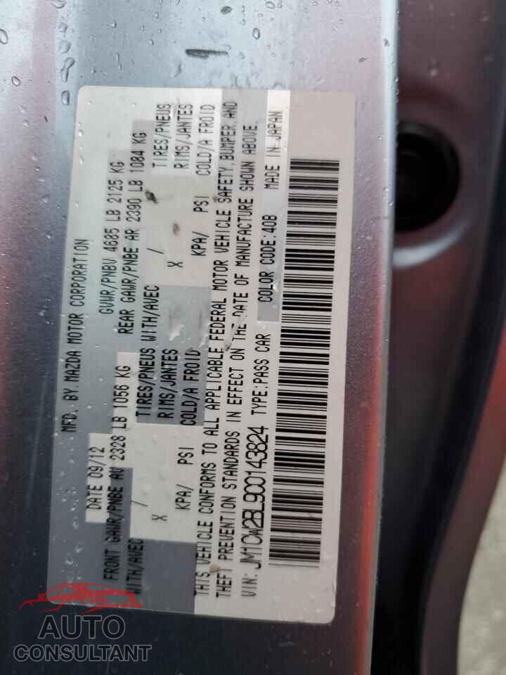 MAZDA 5 2012 - JM1CW2BL9C0143824