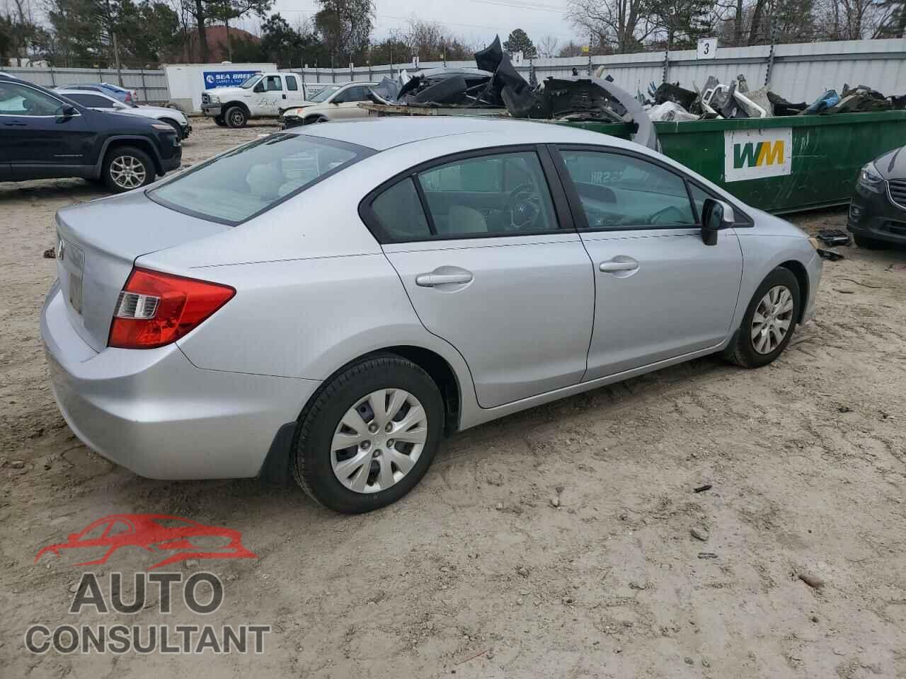 HONDA CIVIC 2012 - 2HGFB2F52CH568173