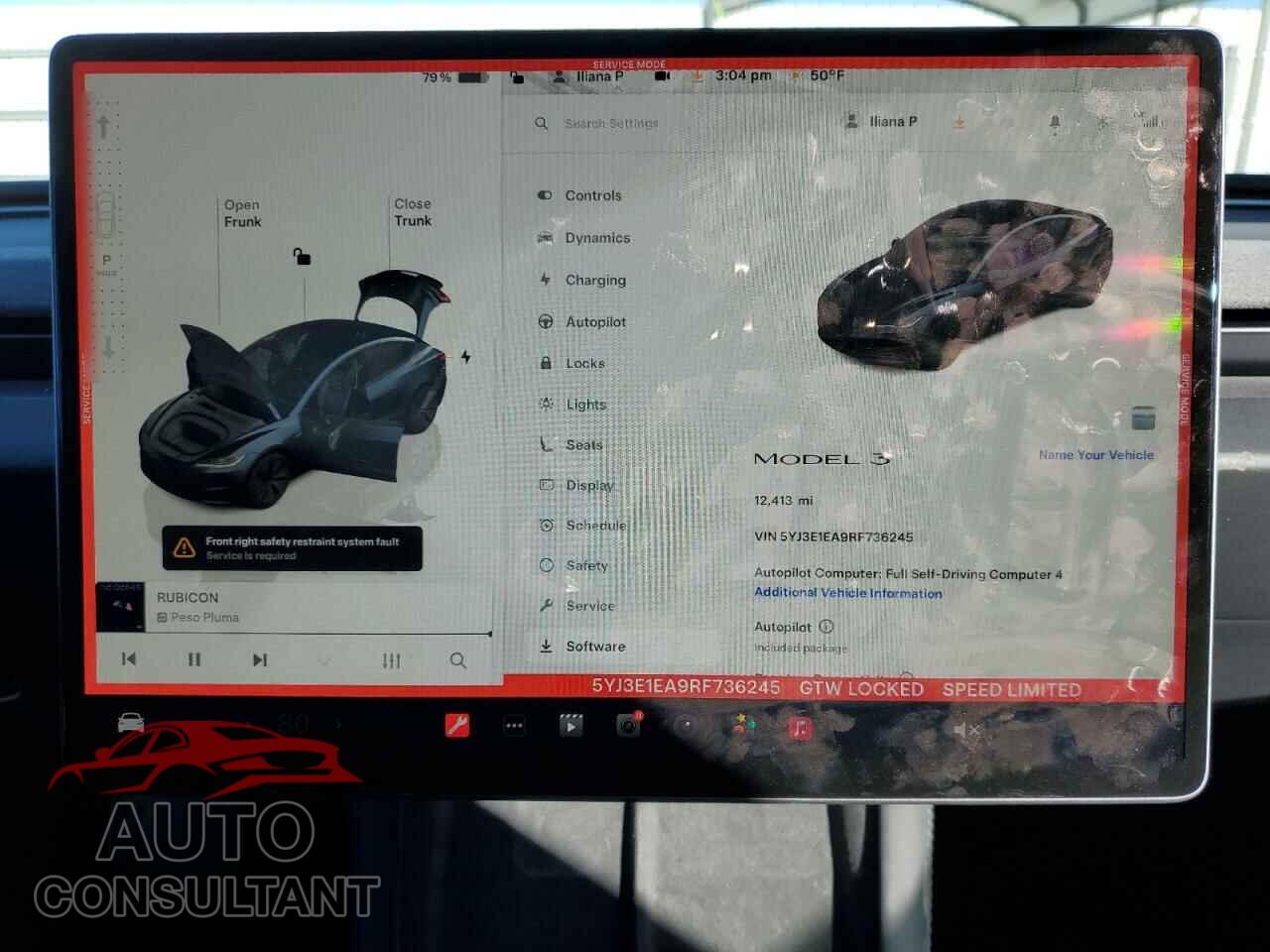 TESLA MODEL 3 2024 - 5YJ3E1EA9RF736245