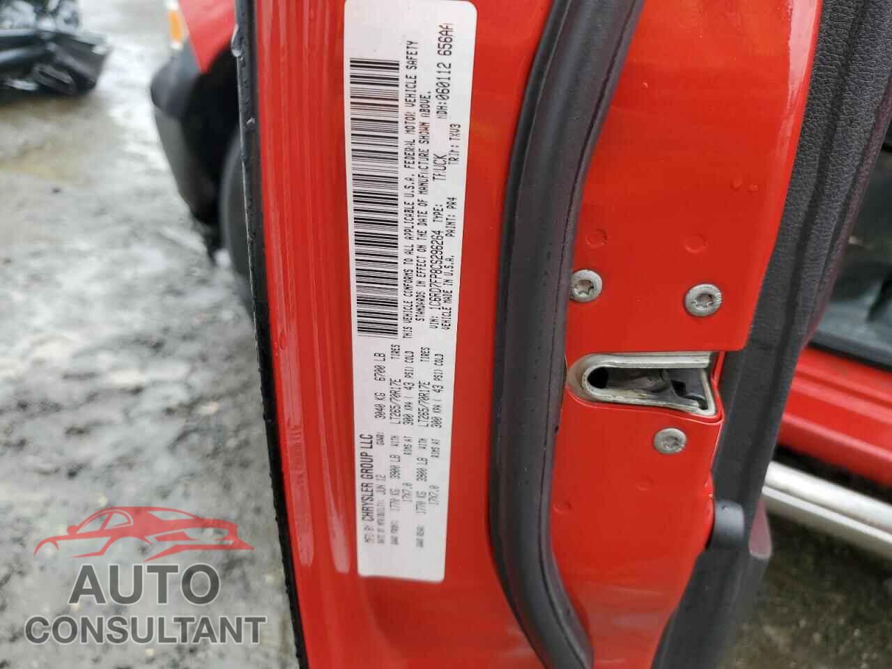 DODGE RAM 1500 2012 - 1C6RD7FP8CS296264