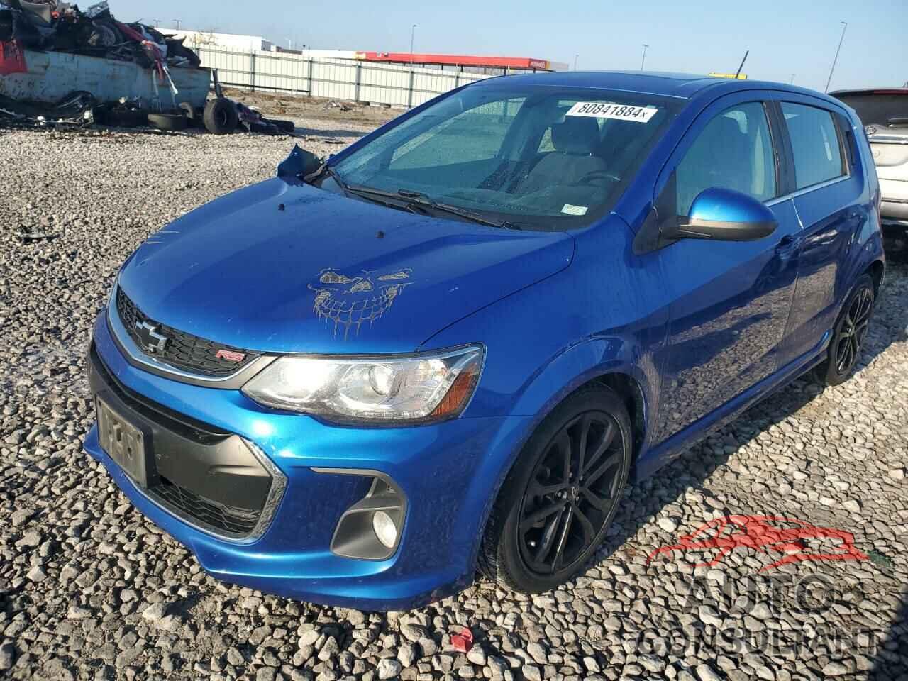 CHEVROLET SONIC 2018 - 1G1JD6SB0J4103495