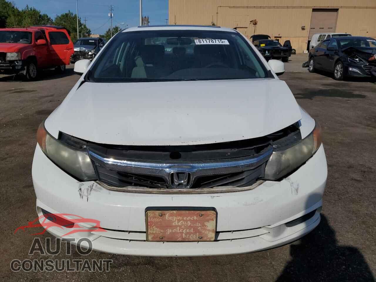 HONDA CIVIC 2012 - 2HGFB2F84CH326026