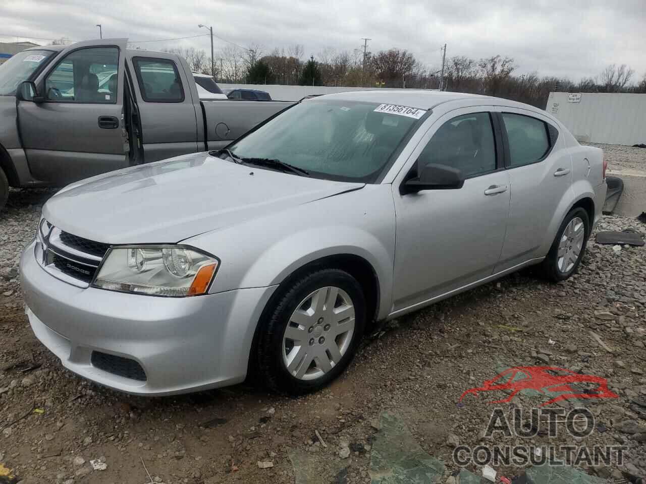 DODGE AVENGER 2012 - 1C3CDZAB6CN193336