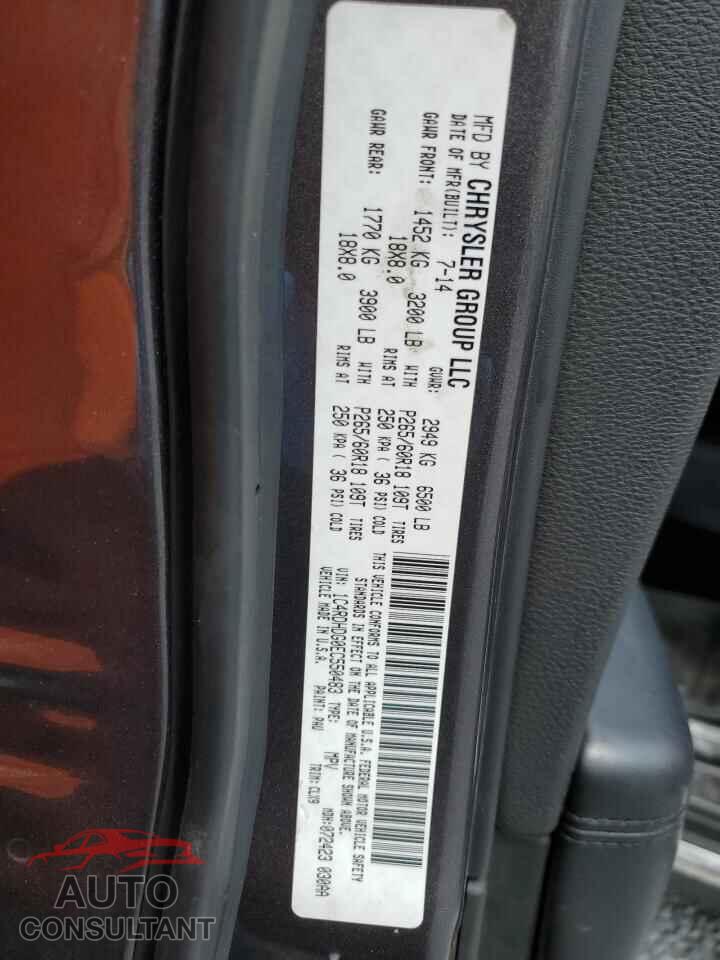 DODGE DURANGO 2014 - 1C4RDHDG0EC550483