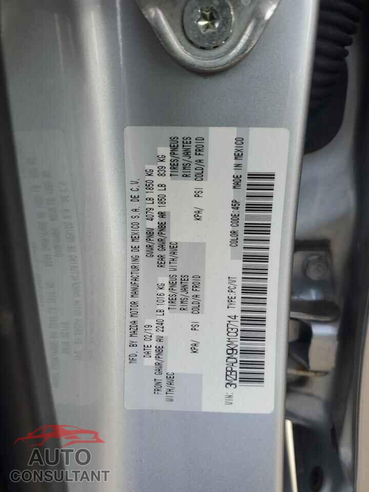 MAZDA 3 2019 - 3MZBPADM9KM103714