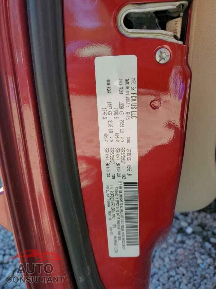 DODGE CARAVAN 2015 - 2C4RDGCG4FR712474
