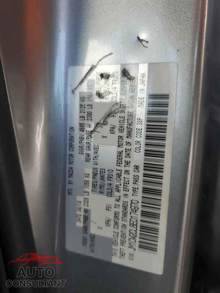 MAZDA 5 2014 - JM1CW2CL8E0174970