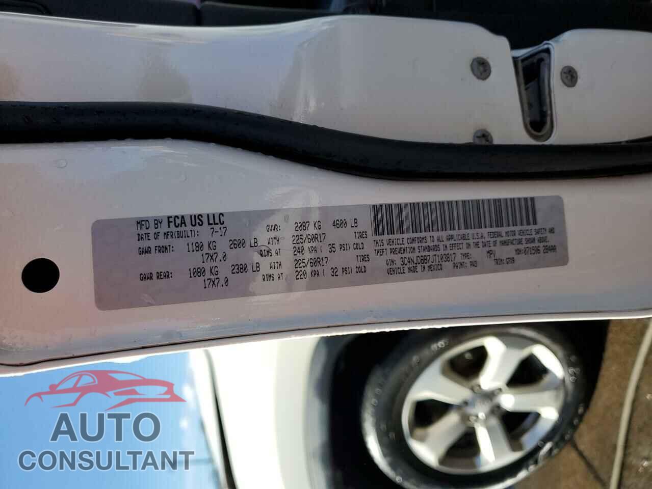 JEEP COMPASS 2018 - 3C4NJDBB7JT103817