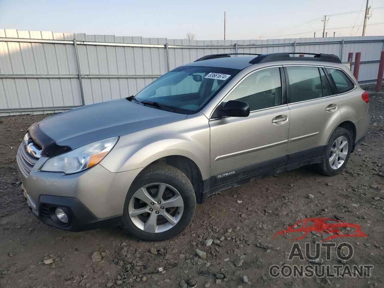 SUBARU OUTBACK 2014 - 4S4BRCACXE3263560