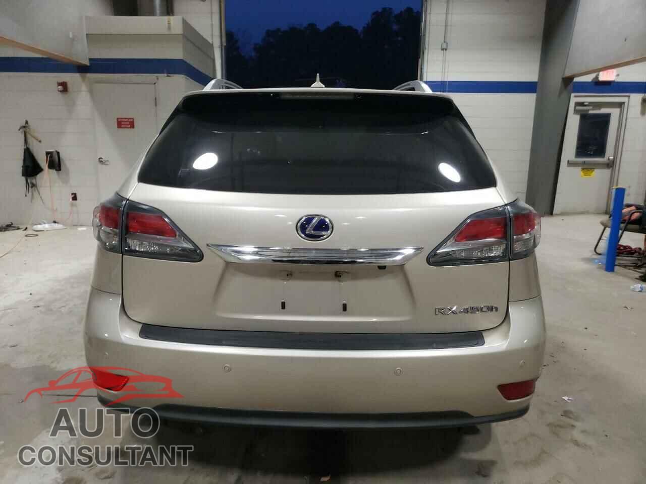 LEXUS RX450 2013 - JTJBC1BA9D2052293