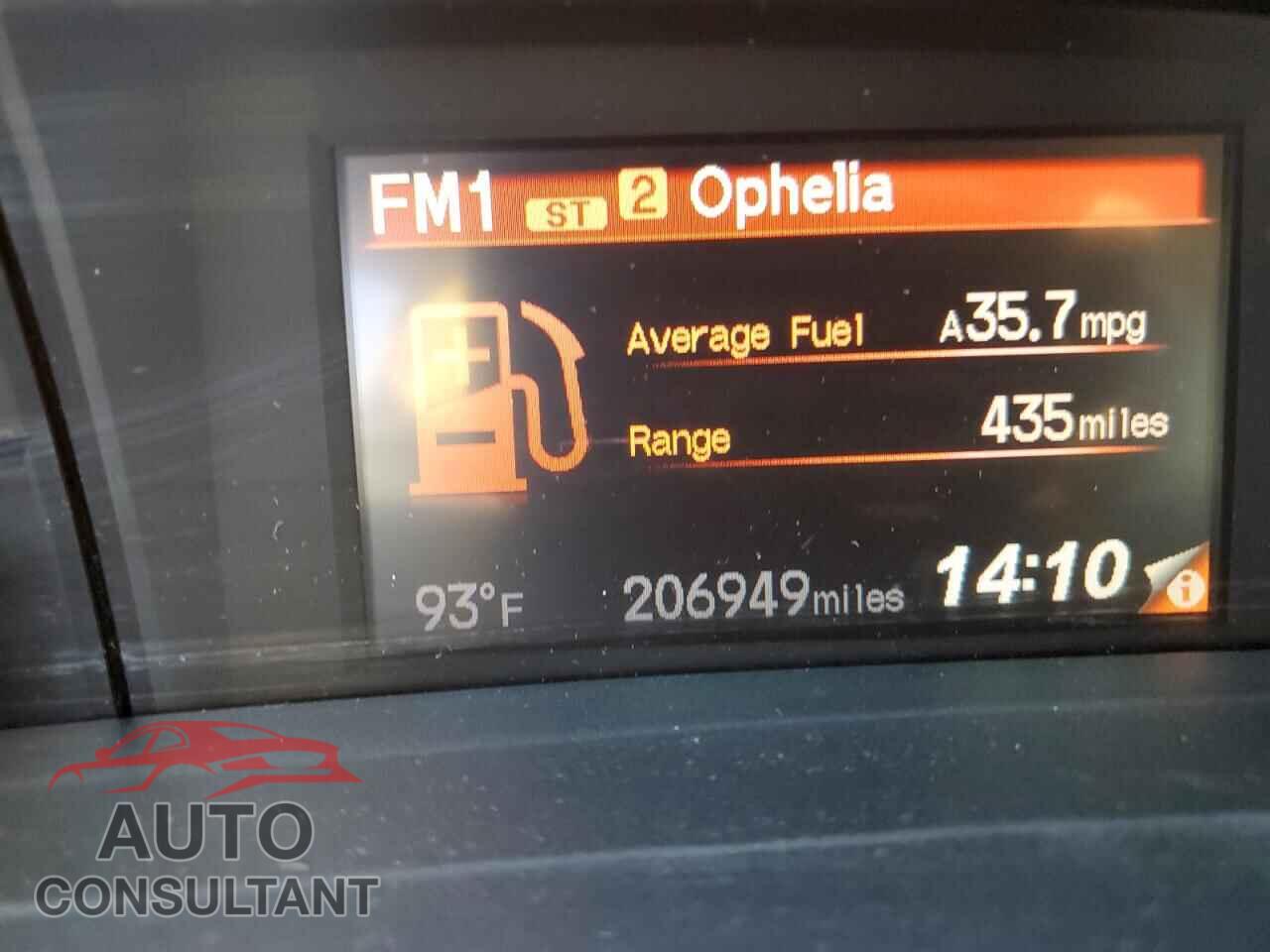 HONDA CIVIC 2012 - JHMFB4F38CS001479