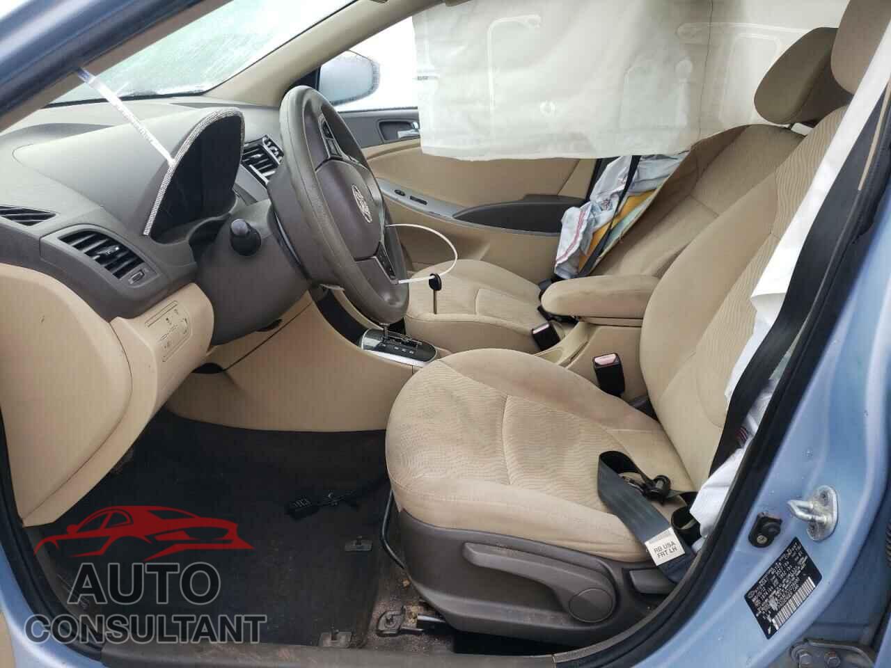 HYUNDAI ACCENT 2012 - KMHCU4AE7CU239380