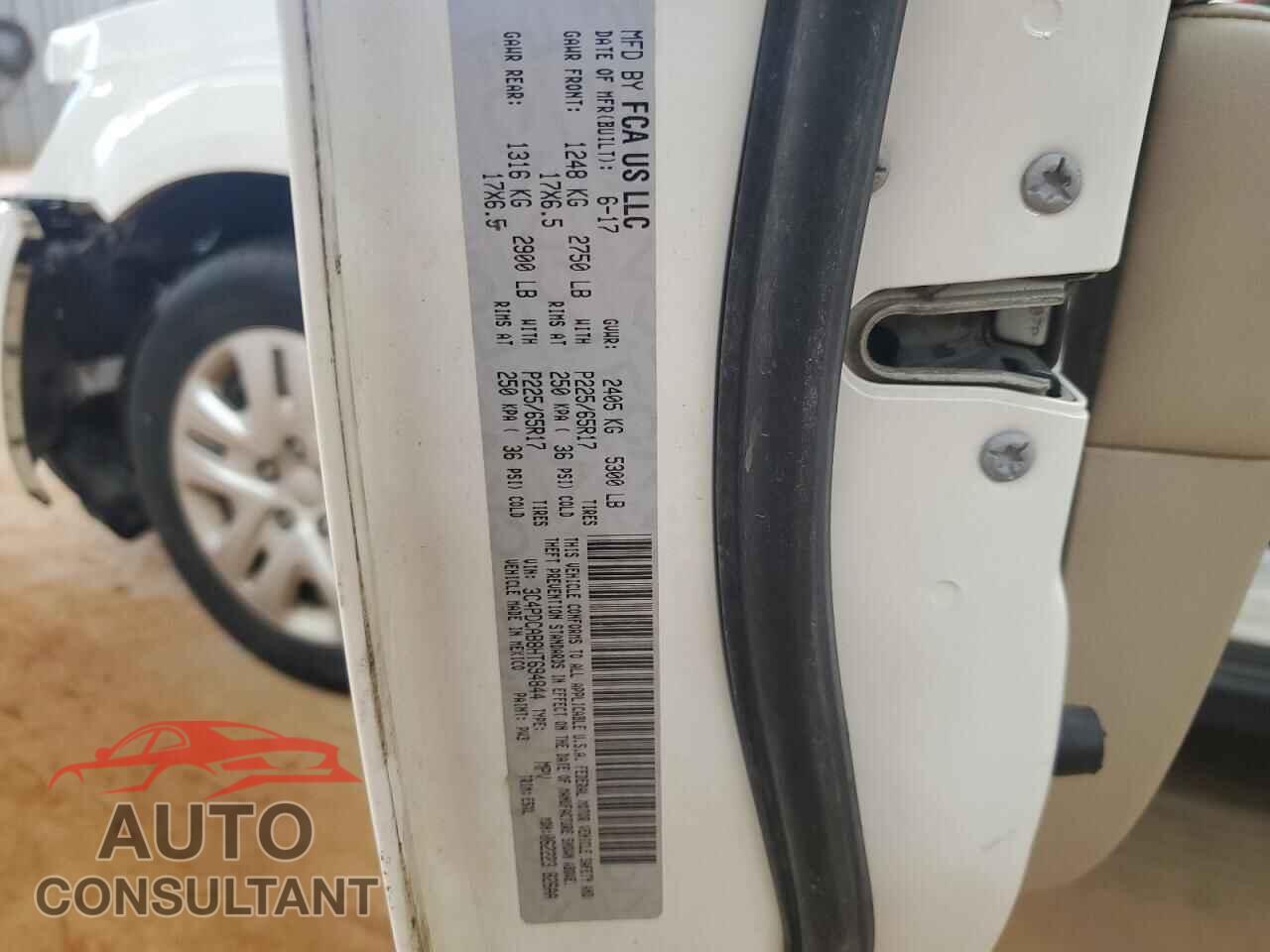 DODGE JOURNEY 2017 - 3C4PDCAB8HT694844