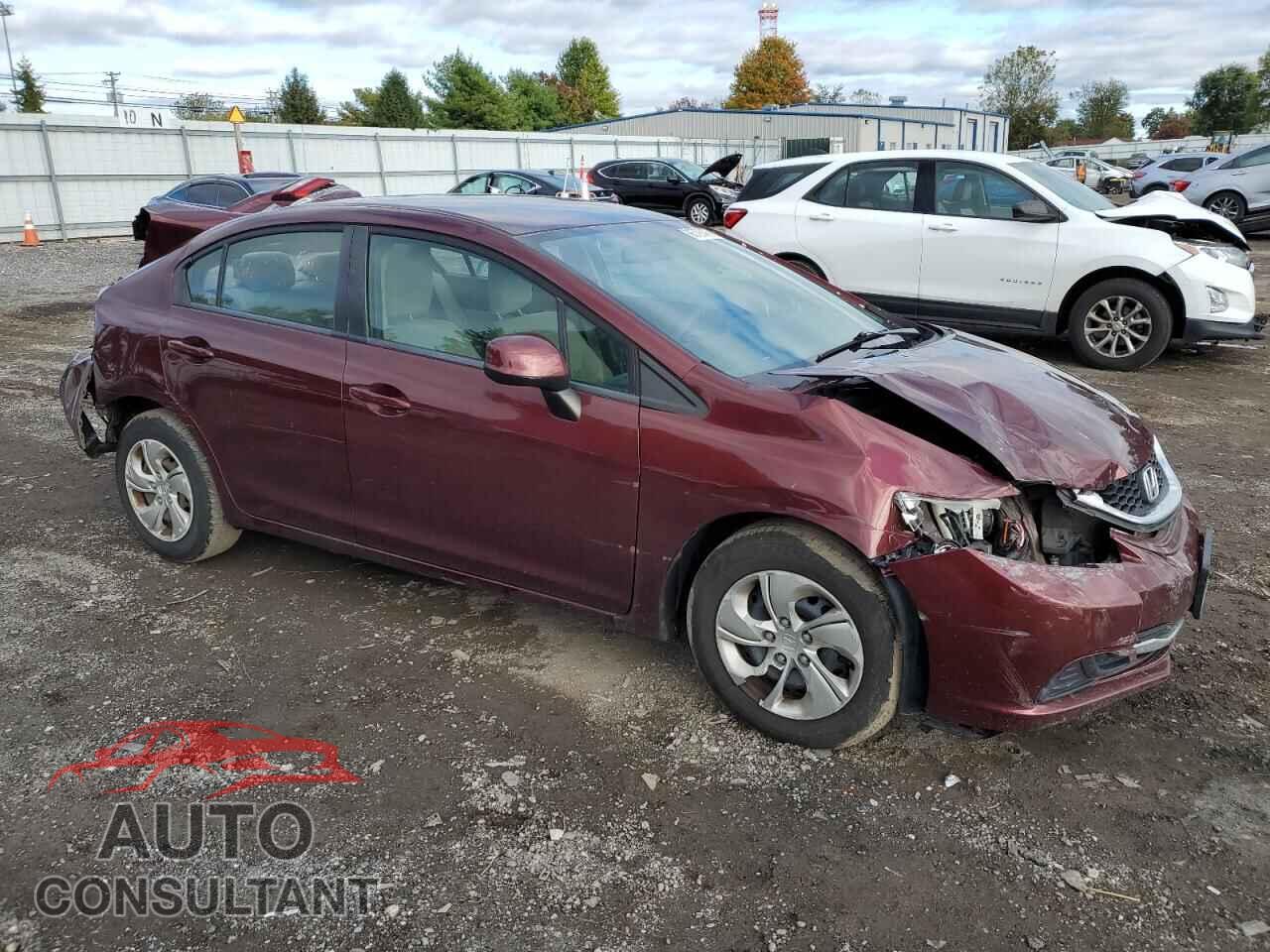 HONDA CIVIC 2013 - 19XFB2F59DE287452