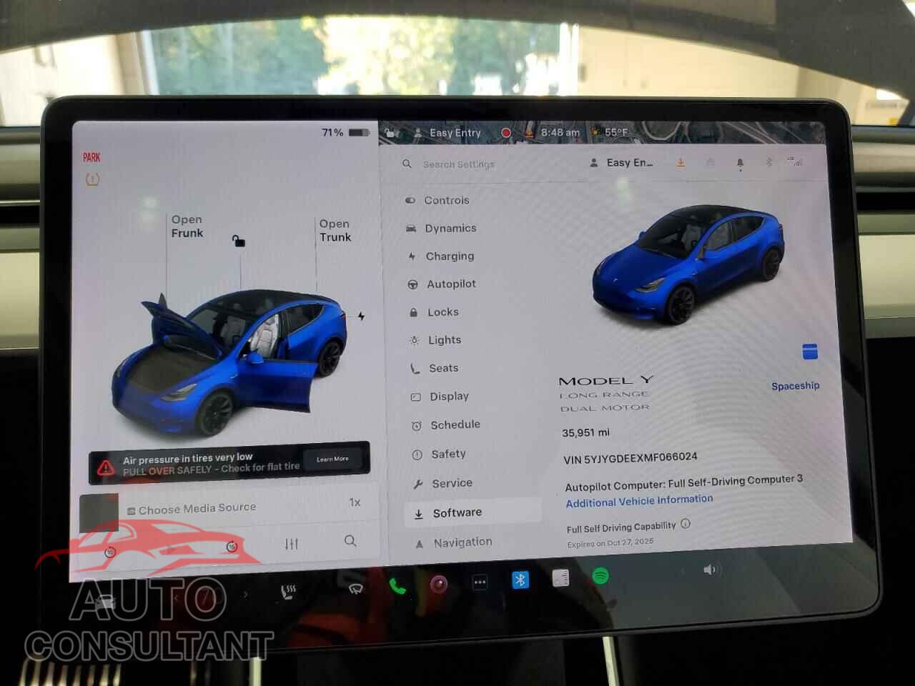 TESLA MODEL Y 2021 - 5YJYGDEEXMF066024