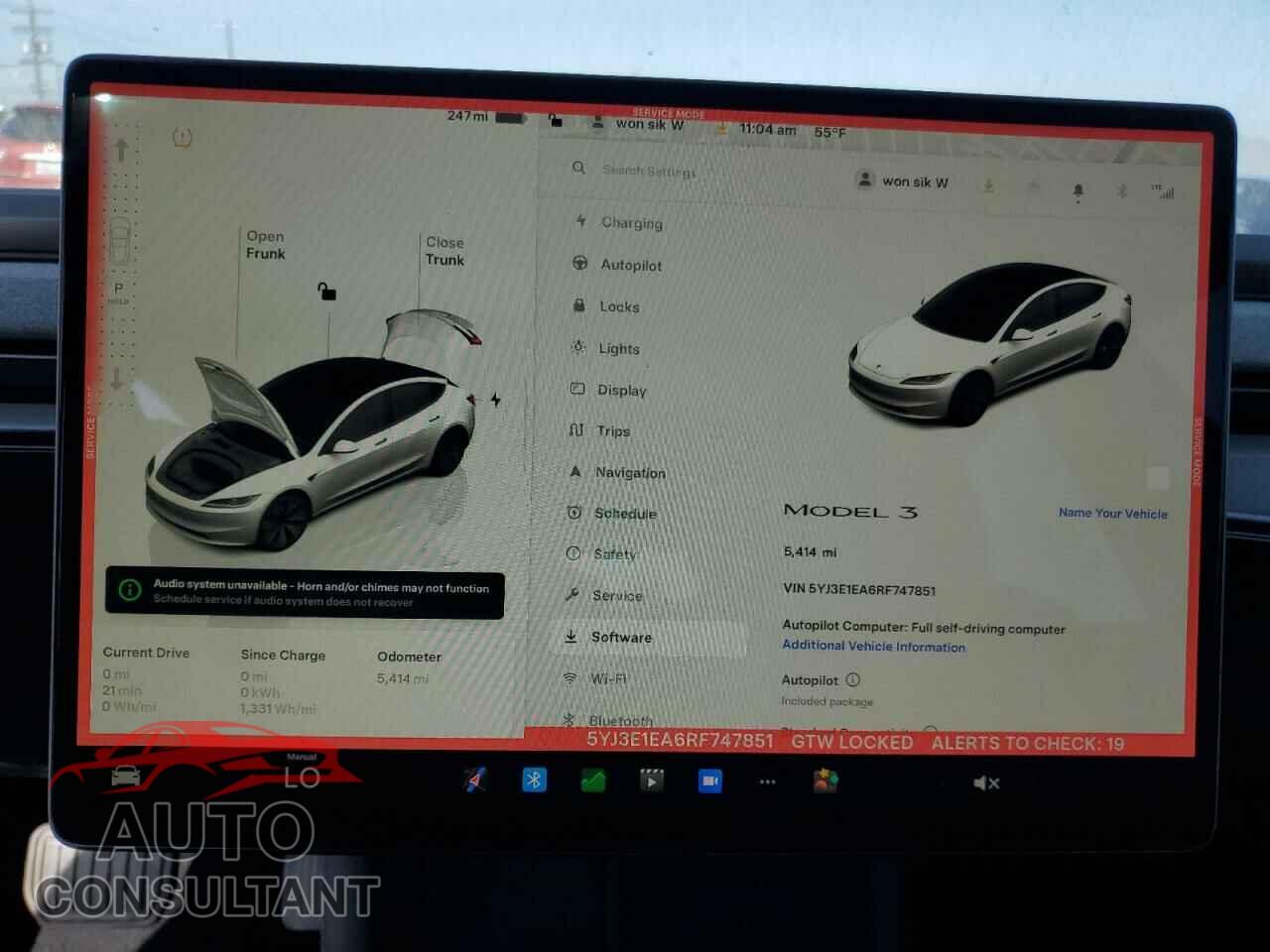 TESLA MODEL 3 2024 - 5YJ3E1EA6RF747851