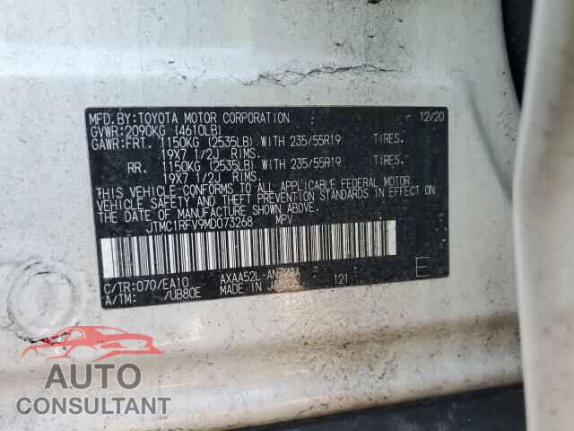 TOYOTA RAV4 2021 - JTMC1RFV9MD073268