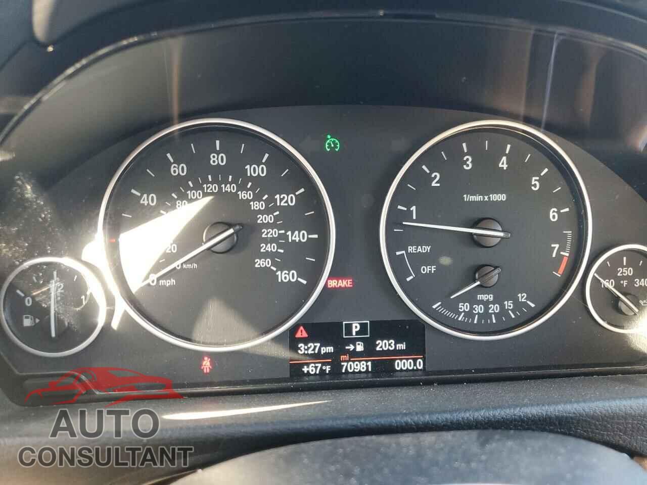 BMW 3 SERIES 2014 - WBA3C1C52EK108534