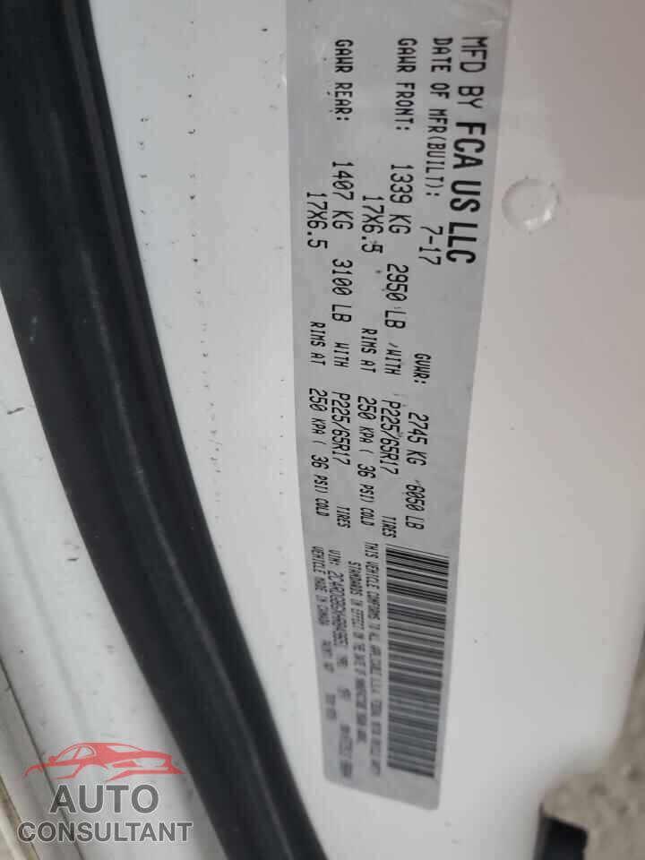 DODGE CARAVAN 2017 - 2C4RDGBGXHR849651