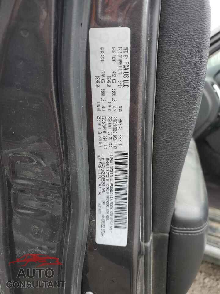 DODGE DURANGO 2017 - 1C4RDJAG9HC806166