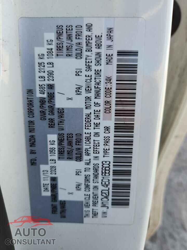 MAZDA 5 2014 - JM1CW2DL4E0165603