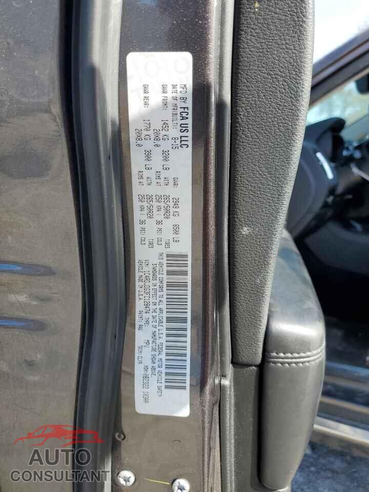 DODGE DURANGO 2015 - 1C4RDJDG3FC128474