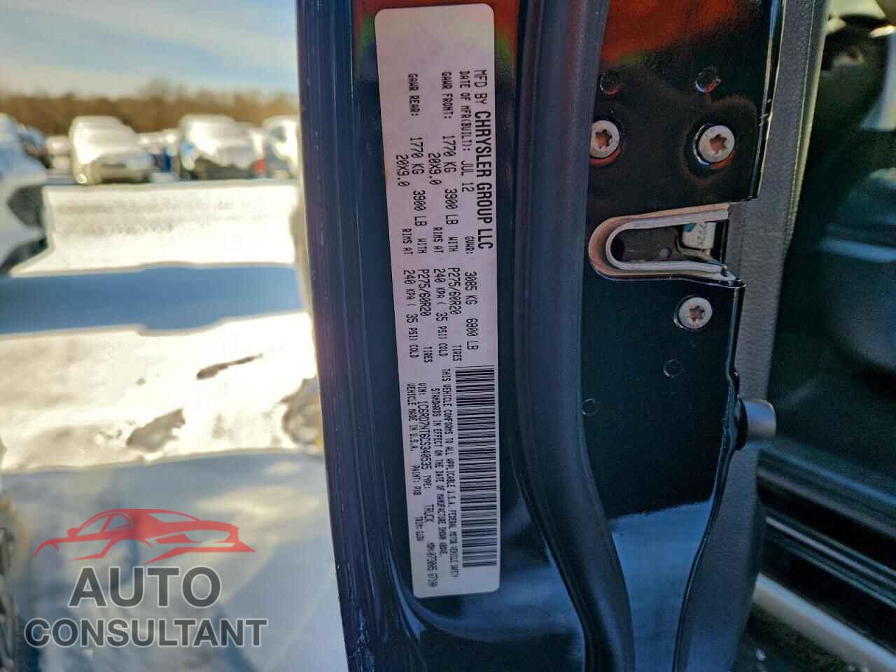 DODGE RAM 1500 2012 - 1C6RD7NT6CS340535