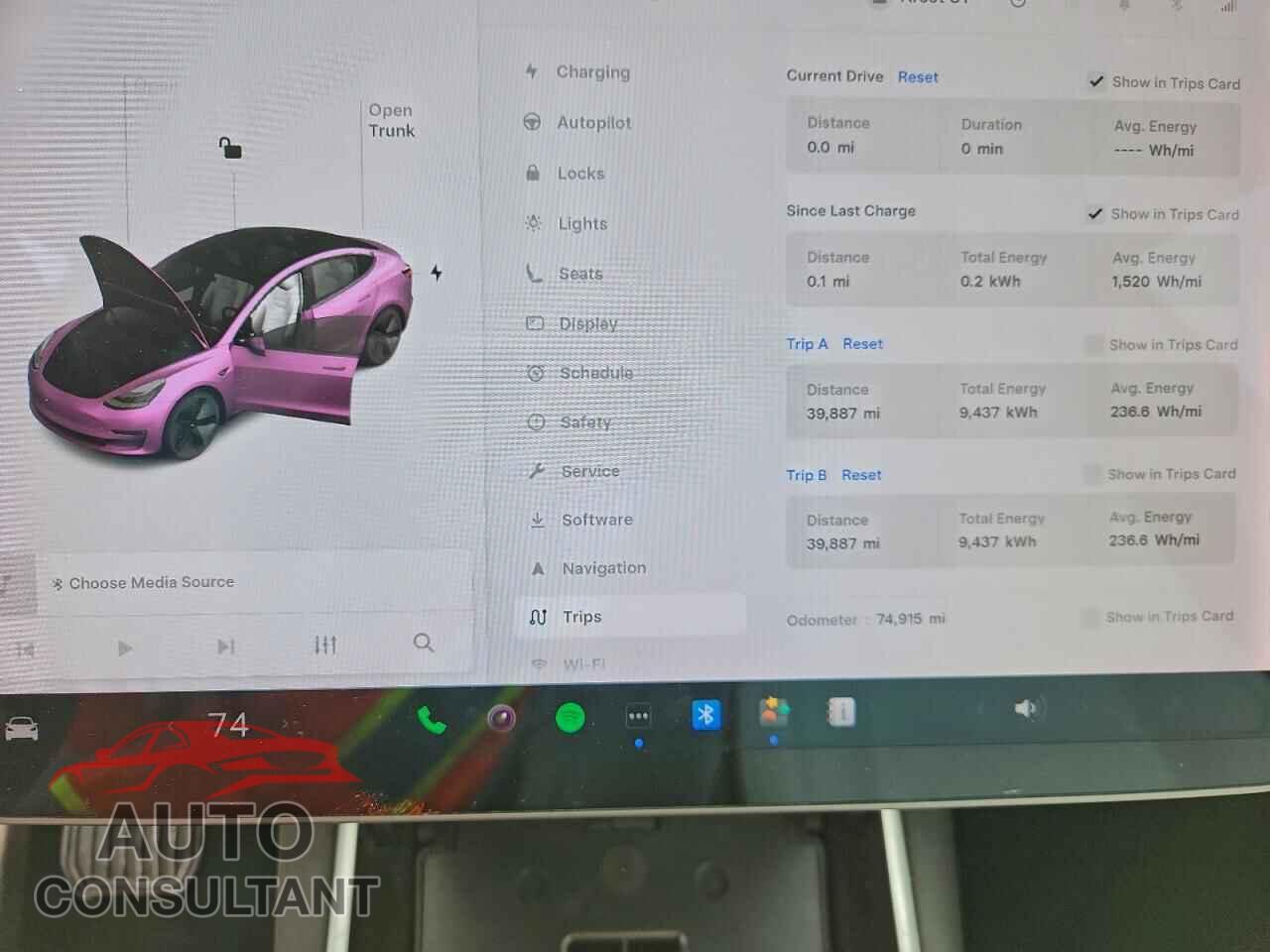 TESLA MODEL 3 2019 - 5YJ3E1EA0KF509242