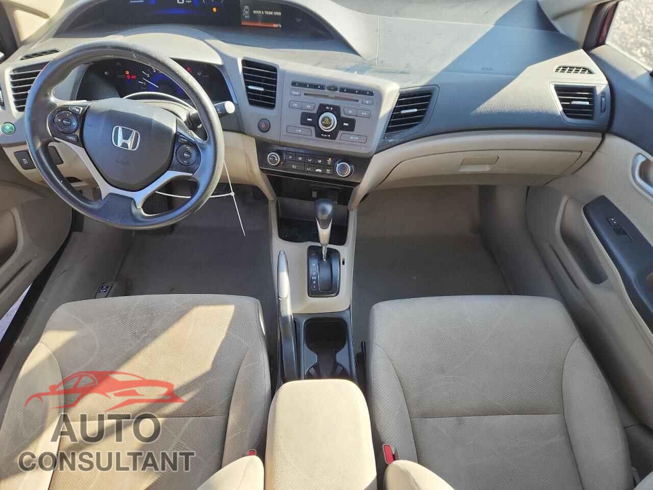 HONDA CIVIC 2012 - 19XFB2F50CE043820