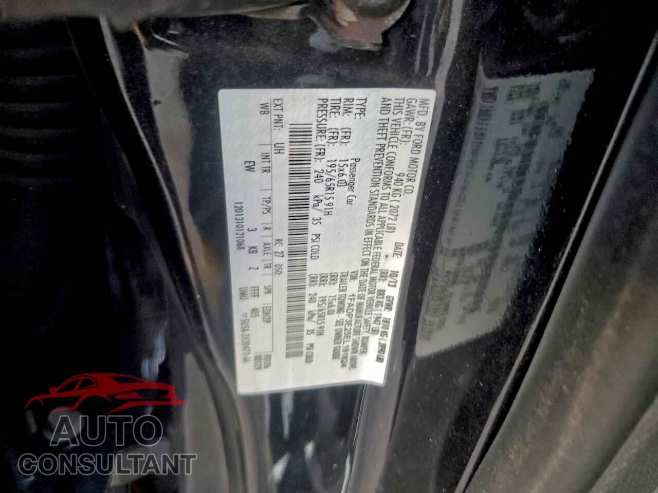 FORD FOCUS 2014 - 1FADP3E25EL191824