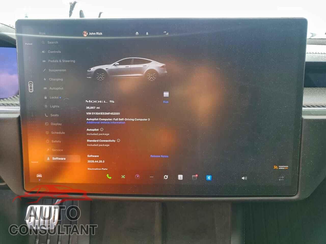 TESLA MODEL S 2021 - 5YJSA1E53MF452001