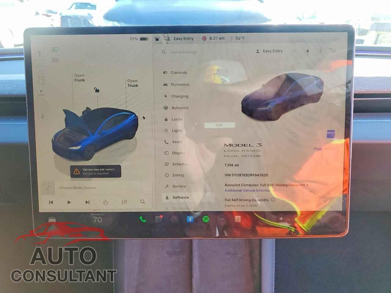 TESLA MODEL 3 2024 - 5YJ3E1EB2RF843520