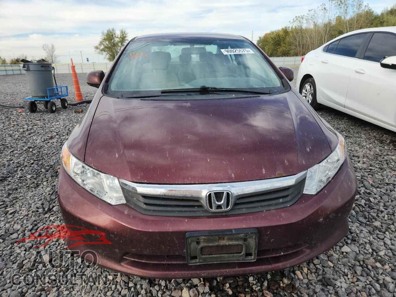HONDA CIVIC 2012 - 19XFB2F56CE069872