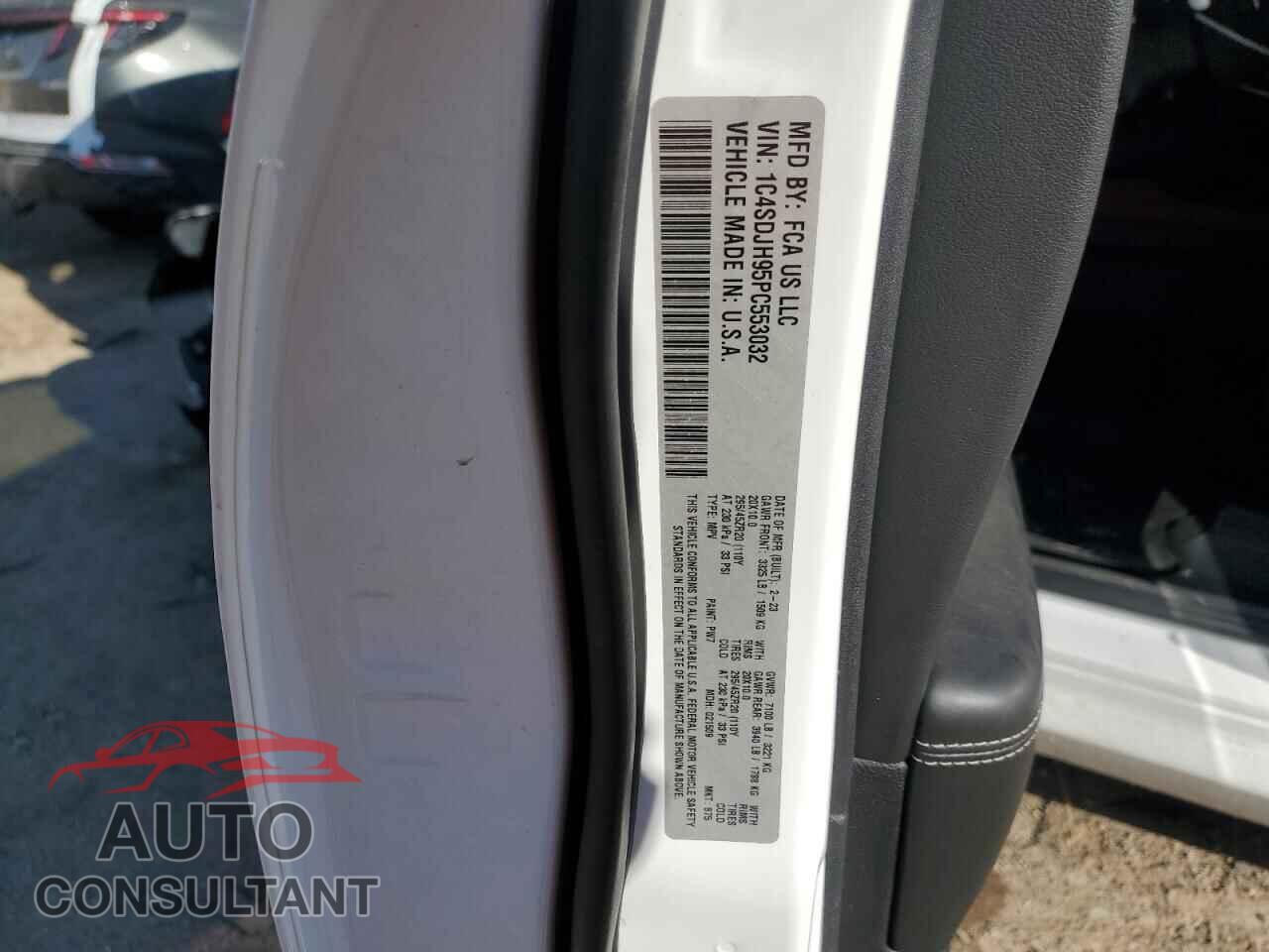 DODGE DURANGO 2023 - 1C4SDJH95PC553032